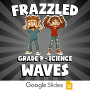 Waves FRAZZLED Science Game - No Prep Grade 9 Review Activity