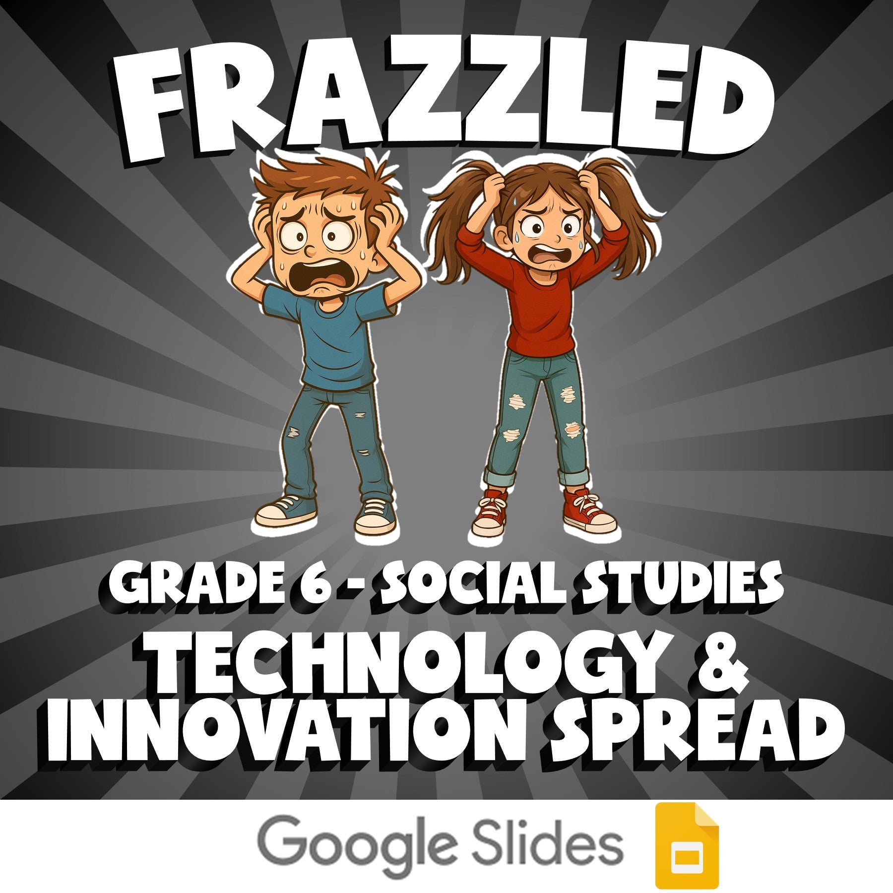 Technology & Innovation Spread FRAZZLED Socials Game - No Prep Grade 6 Review
