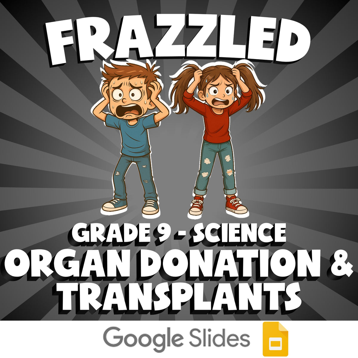 Organ Donation & Transplants FRAZZLED Science Game - No Prep Grade 9 Review