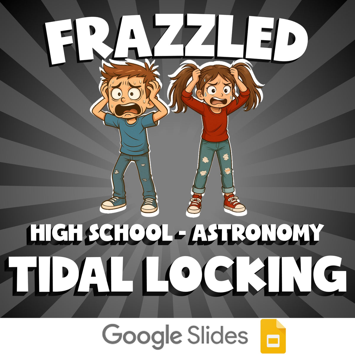 Tidal Locking FRAZZLED Science Game - No Prep Astronomy Review Activity
