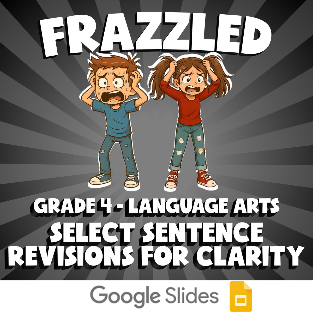 Select Sentence Revisions for Clarity FRAZZLED ELA Game - No Prep Grade 4 Review