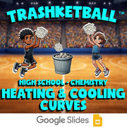 Heating & Cooling Curves TRASHKETBALL Science Game - No Prep Chemistry Review
