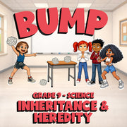 Inheritance & Heredity BUMP Science Game - No Prep Grade 9 Review Activity