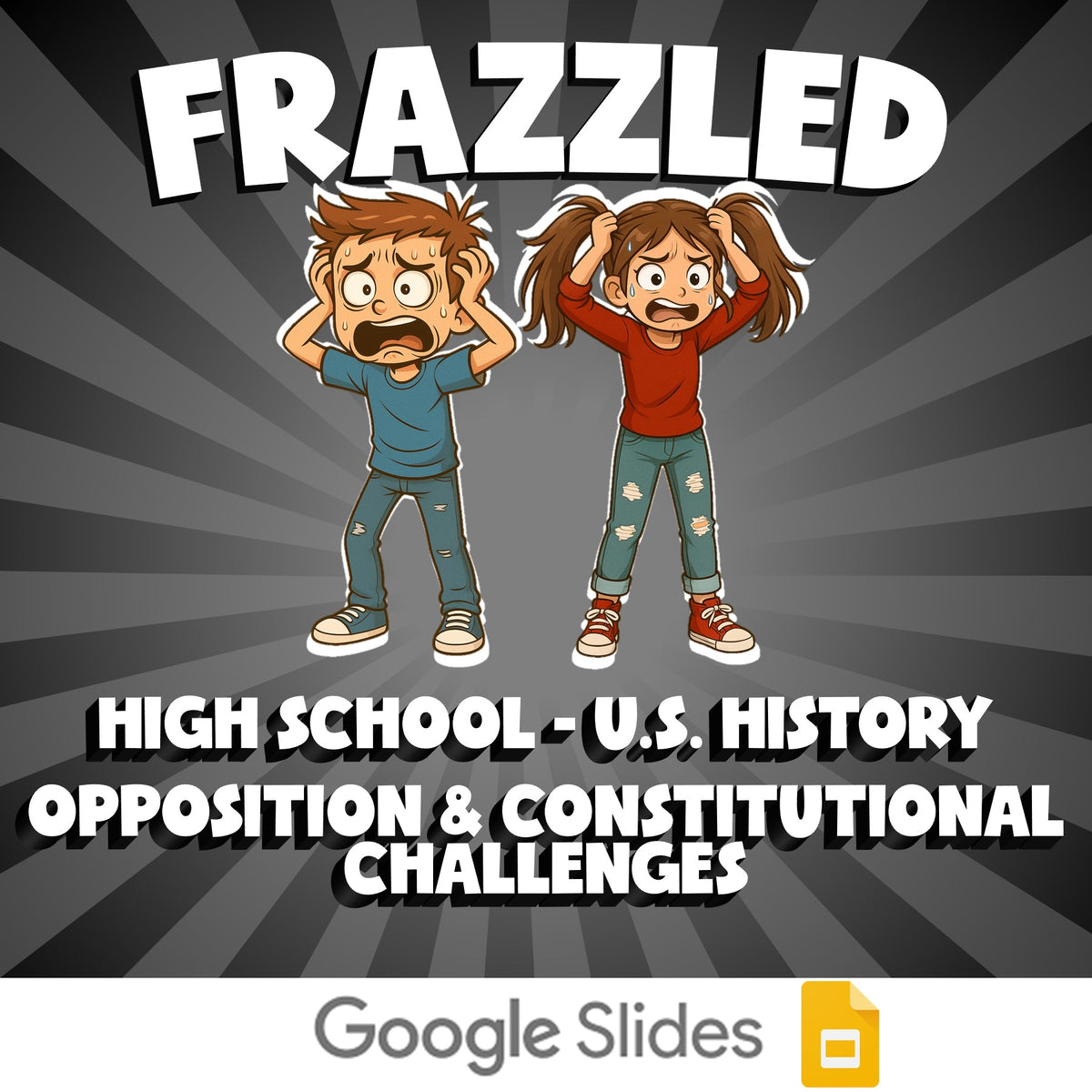 Opposition & Constitutional Challenges FRAZZLED U.S. History Game - No Prep
