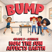 How the Sun Affects Earth BUMP Science Game - No Prep Grade 3 Review Activity