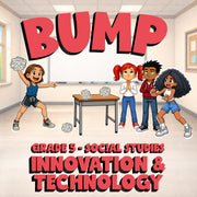 Innovation & Technology BUMP Socials Game - No Prep Grade 5 Review Activity