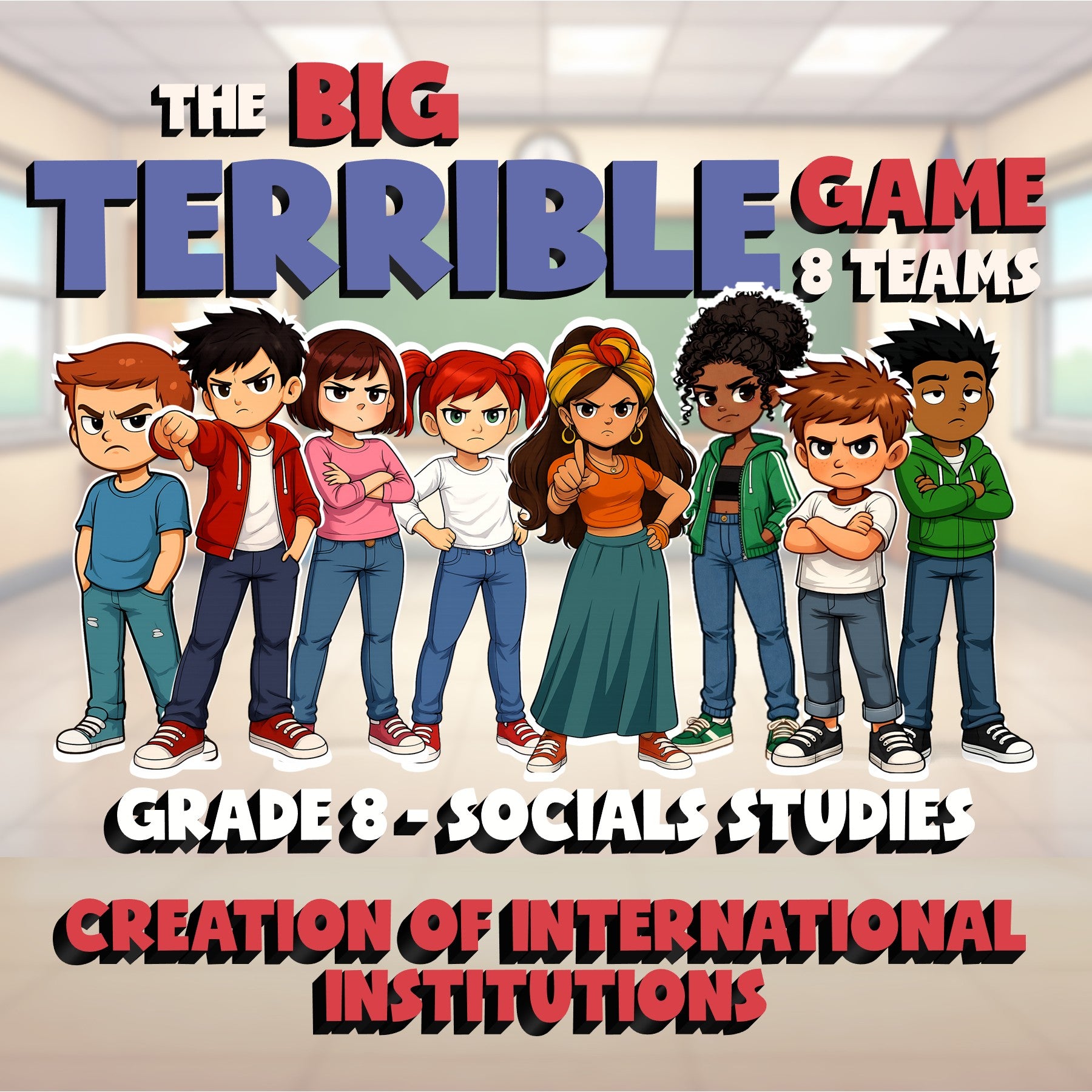 Creation of International Institutions BIG TERRIBLE GAME - Grade 8 Socials