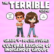 Cultural Regions of Indigenous Groups THE TERRIBLE GAME - Grade 4 Socials Review