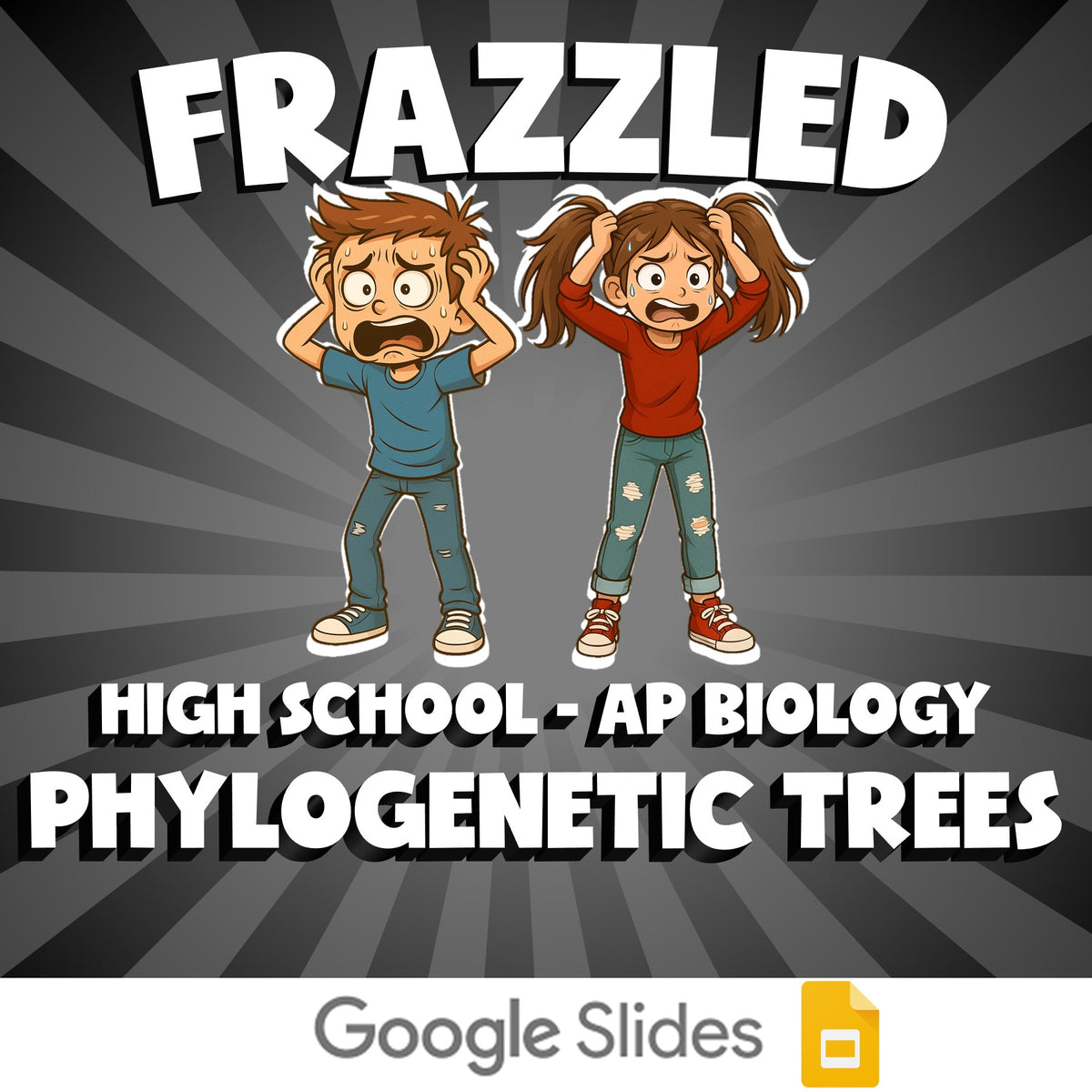 Phylogenetic Trees FRAZZLED Science Game - No Prep AP Biology Review Activity
