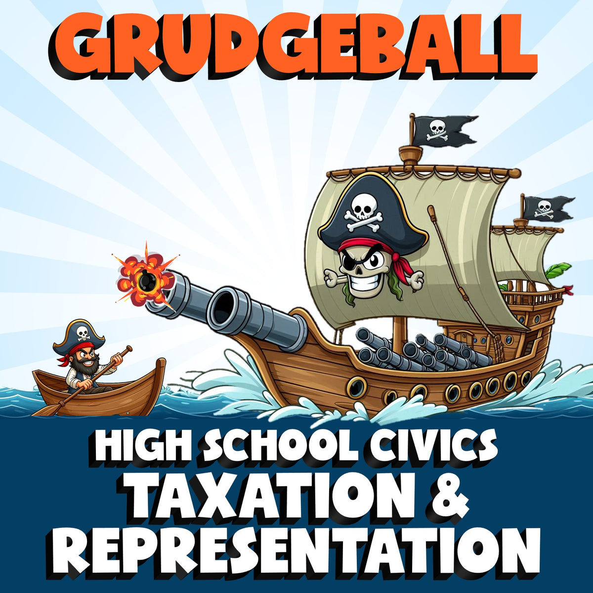 Taxation & Representation GRUDGEBALL Civics Game - No Prep Review Activity