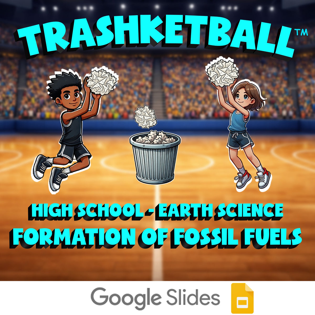 Formation of Fossil Fuels TRASHKETBALL Game - No Prep Earth Science Review