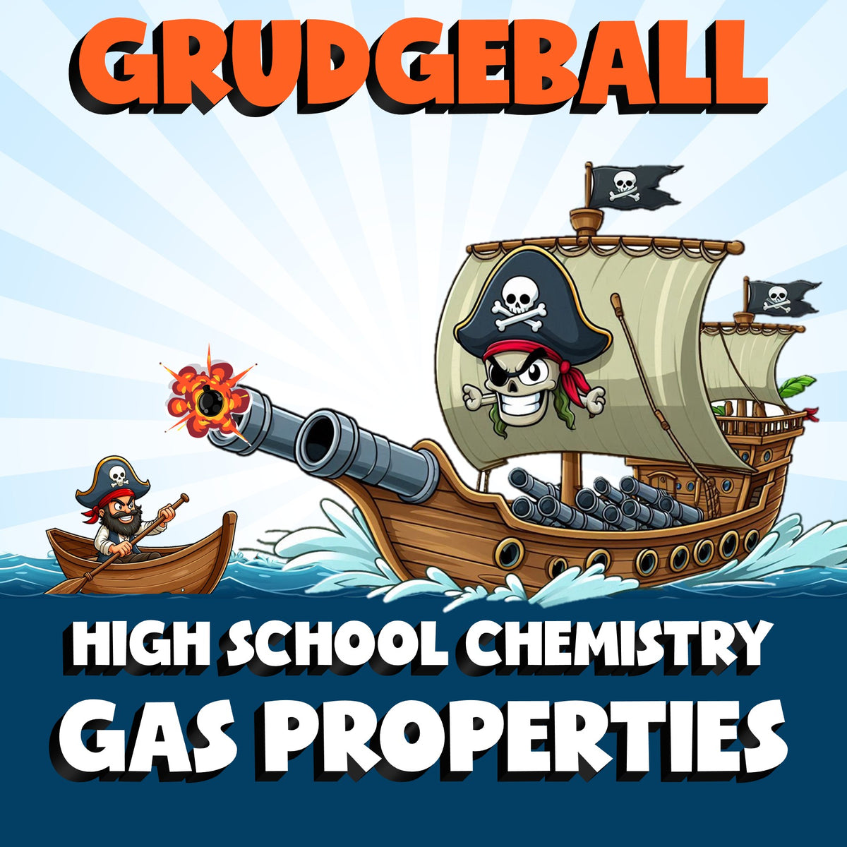 Gas Properties GRUDGEBALL Science Game - No Prep Chemistry Review Activity