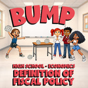 Definition of Fiscal Policy BUMP Economics Game - No Prep Review Activity