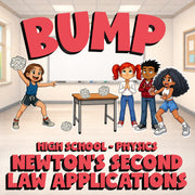 Newton’s Second Law Applications BUMP Science Game - No Prep Physics Review