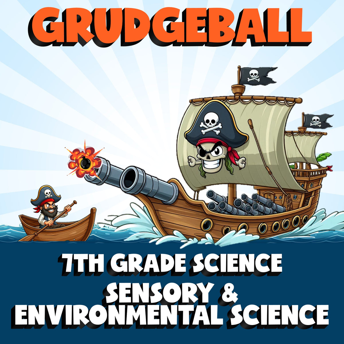 Sensory & Environmental Science GRUDGEBALL Science Game - No Prep Grade 7 Review
