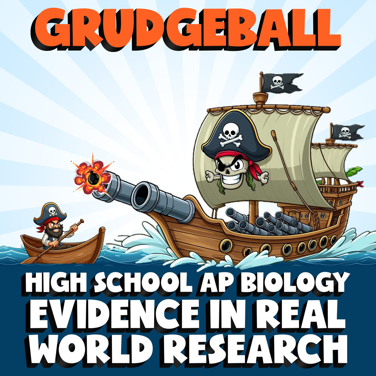 Evidence in Real World Research GRUDGEBALL Science Game - No Prep AP Biology