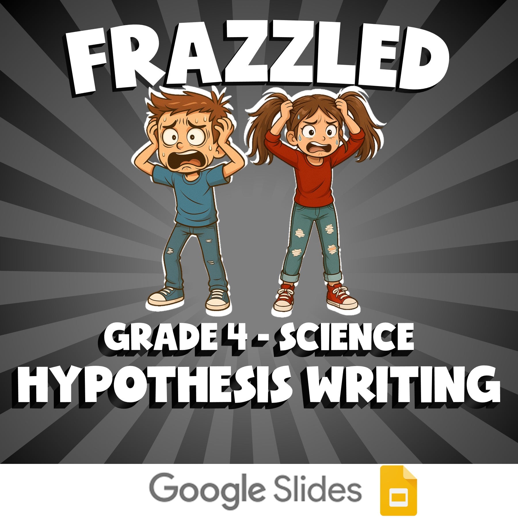 Hypothesis Writing FRAZZLED Science Game - No Prep Grade 4 Review Activity