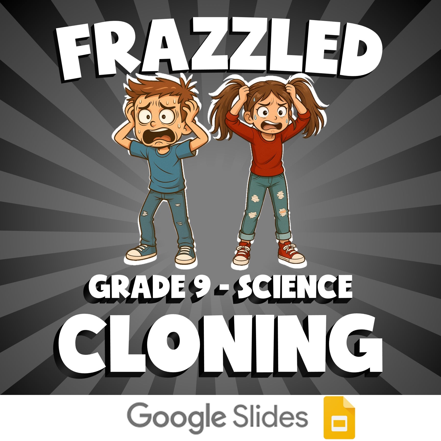 Cloning FRAZZLED Science Game - No Prep Grade 9 Review Activity