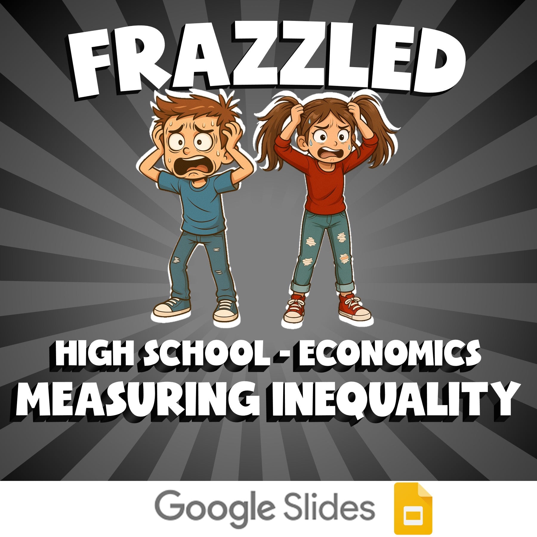 Measuring Inequality FRAZZLED Economics Game - No Prep Review Activity