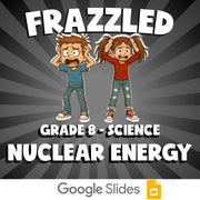 Nuclear Energy FRAZZLED Science Game - No Prep Grade 8 Review Activity