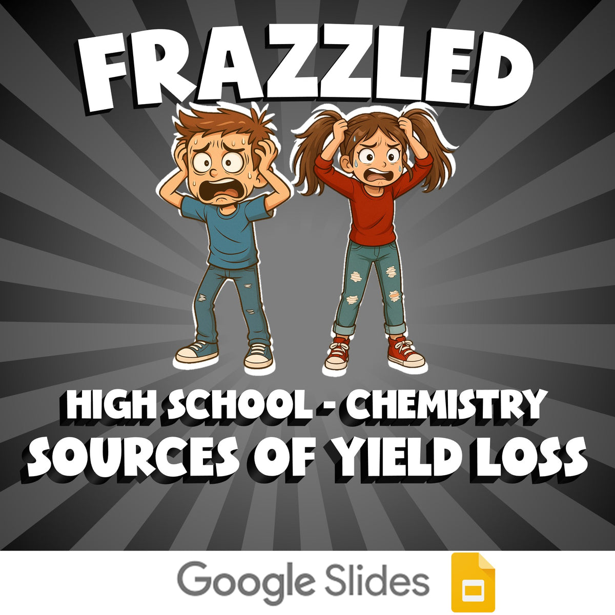 Sources of Yield Loss FRAZZLED Science Game - No Prep Chemistry Review Activity