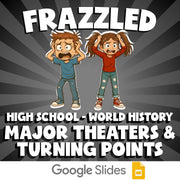 Major Theaters & Turning Points FRAZZLED Game - No Prep World History Review