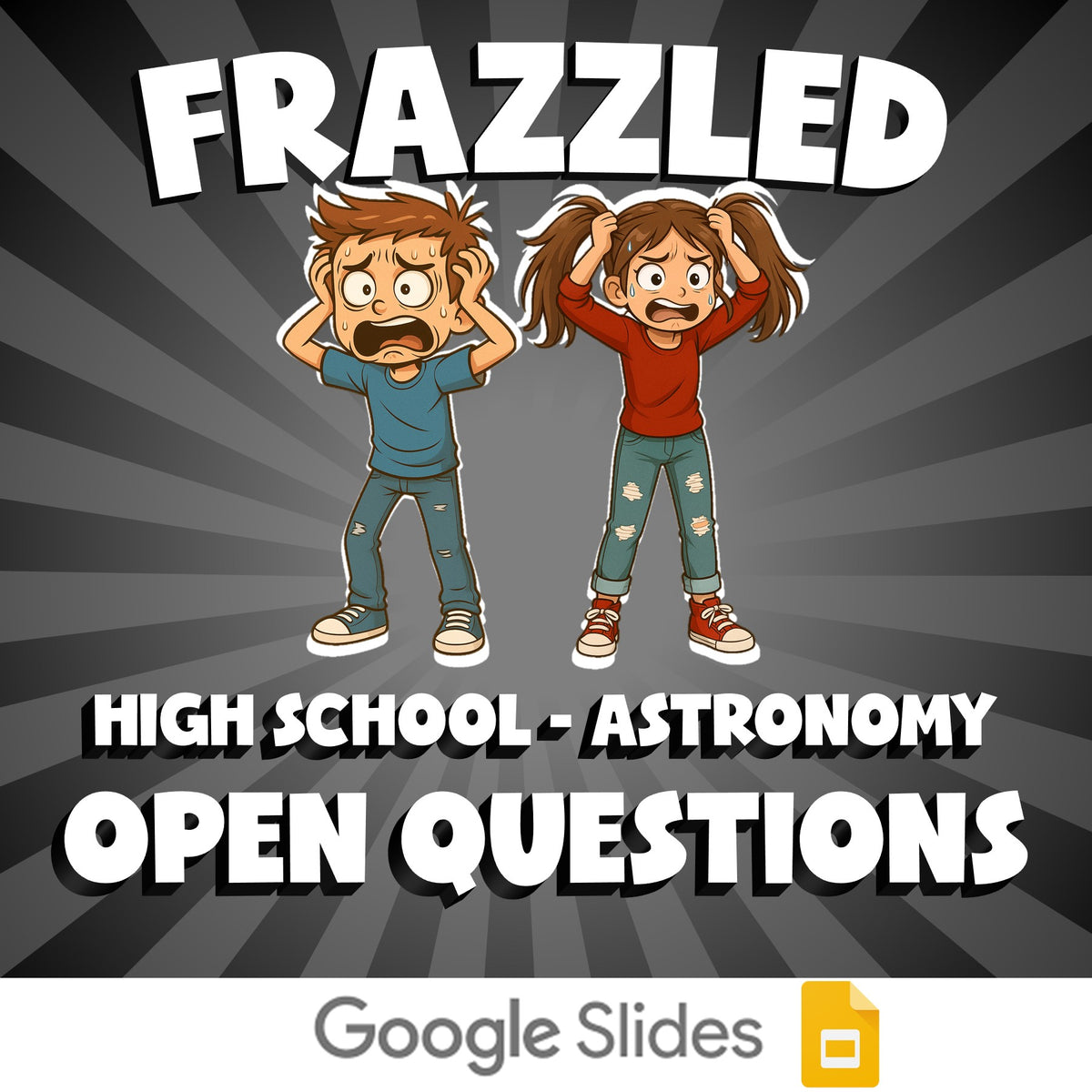 Open Questions FRAZZLED Science Game - No Prep Astronomy Review Activity