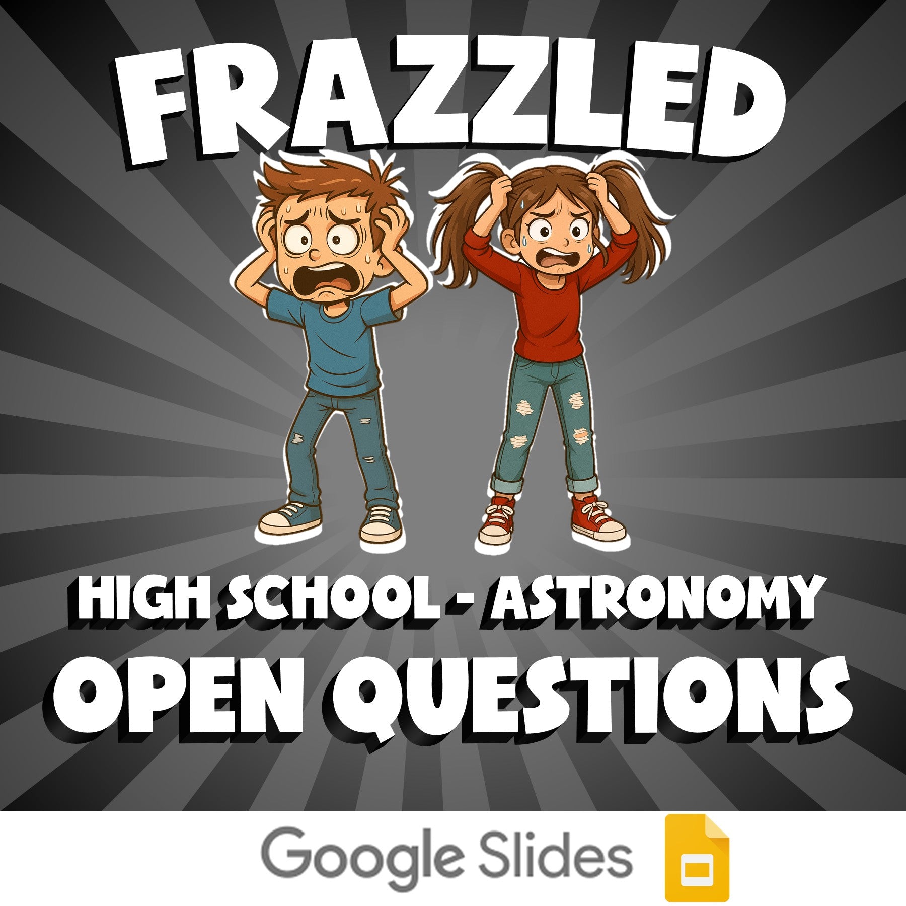 Open Questions FRAZZLED Science Game - No Prep Astronomy Review Activity