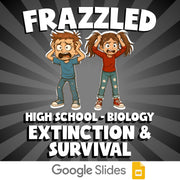 Extinction & Survival FRAZZLED Science Game - No Prep Biology Review Activity