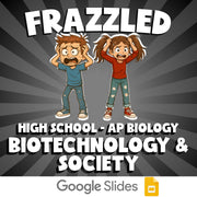 Biotechnology & Society FRAZZLED Science Game - No Prep AP Biology Review