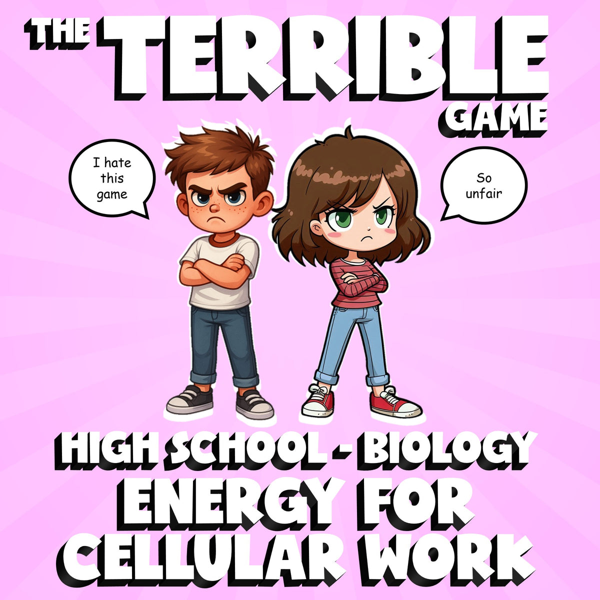 Energy for Cellular Work THE TERRIBLE GAME - No Prep Biology Science Review