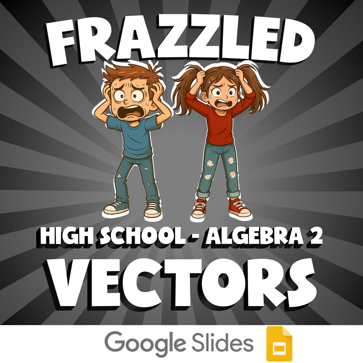 Vectors FRAZZLED Math Game - No Prep Algebra 2 Review Activity