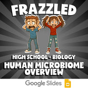 Human Microbiome Overview FRAZZLED Science Game - No Prep Biology Review