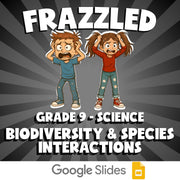 Biodiversity & Species Interactions FRAZZLED Science Game - No Prep Grade 9