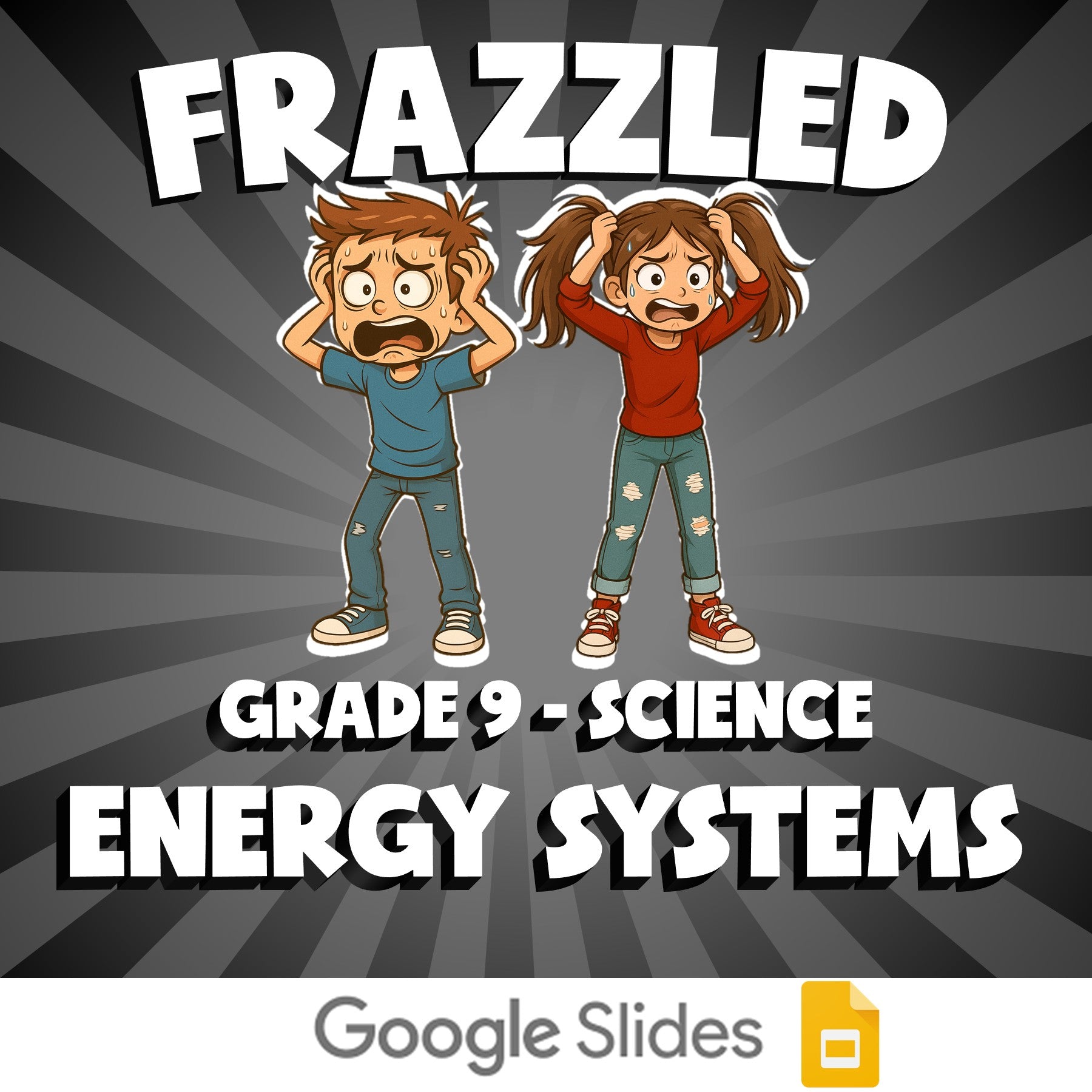 Energy Systems FRAZZLED Science Game - No Prep Grade 9 Review Activity