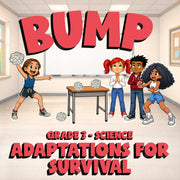Adaptations for Survival BUMP Science Game - No Prep Grade 3 Review Activity