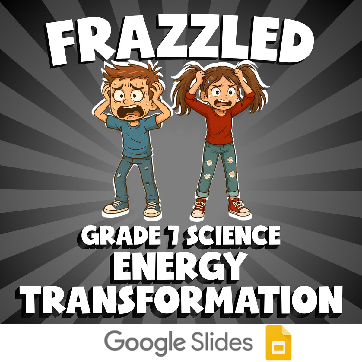 Energy Transformation FRAZZLED Science Game - No Prep Grade 7 Review Activity