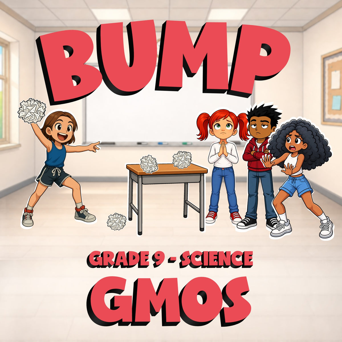 GMOs BUMP Science Game - No Prep Grade 9 Review Activity