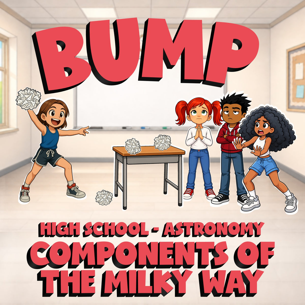 Components of the Milky Way BUMP Science Game - No Prep Astronomy Review