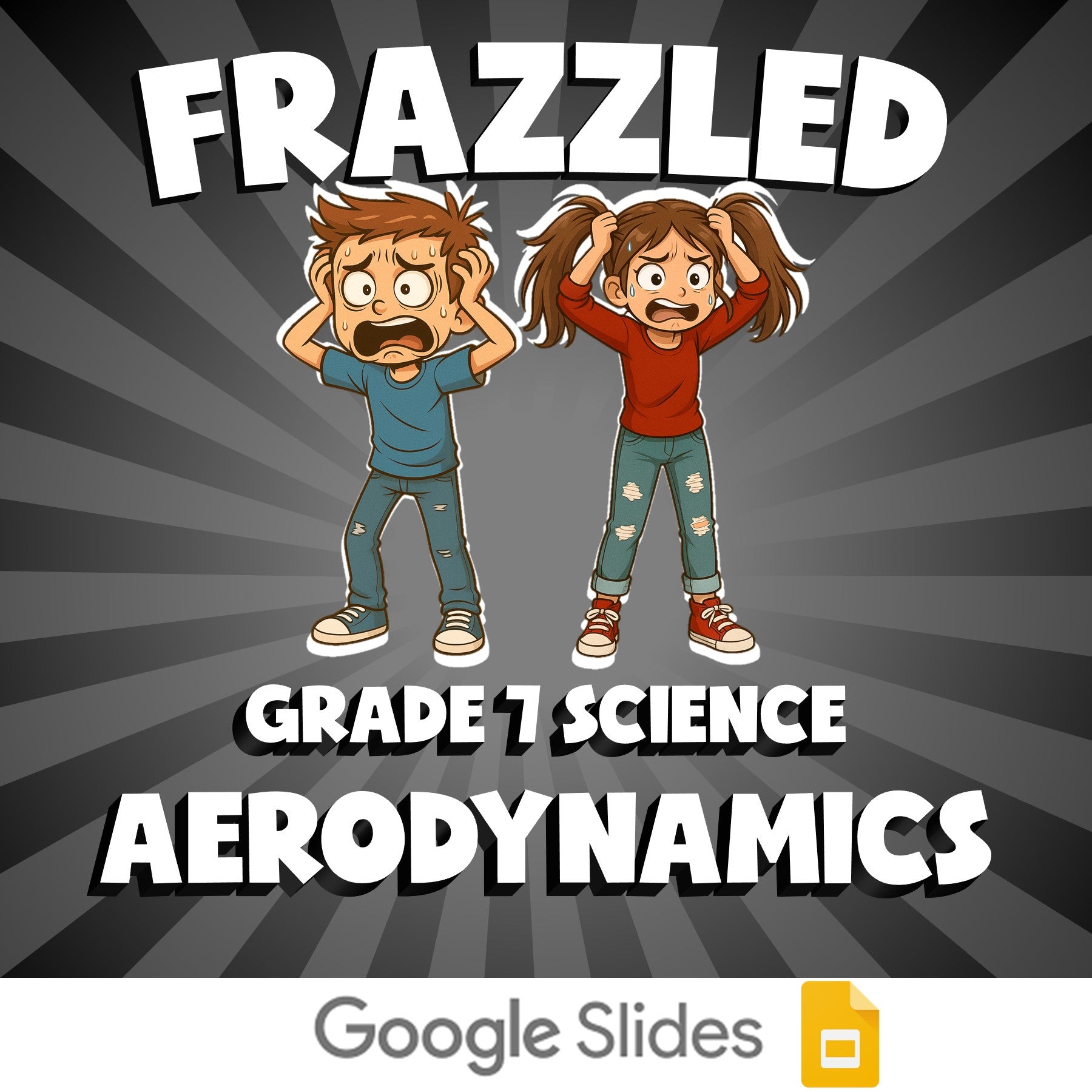 Aerodynamics FRAZZLED Science Game - No Prep Grade 7 Review Activity