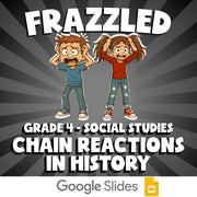 Chain Reactions in History FRAZZLED Socials Game - No Prep Grade 4 Review