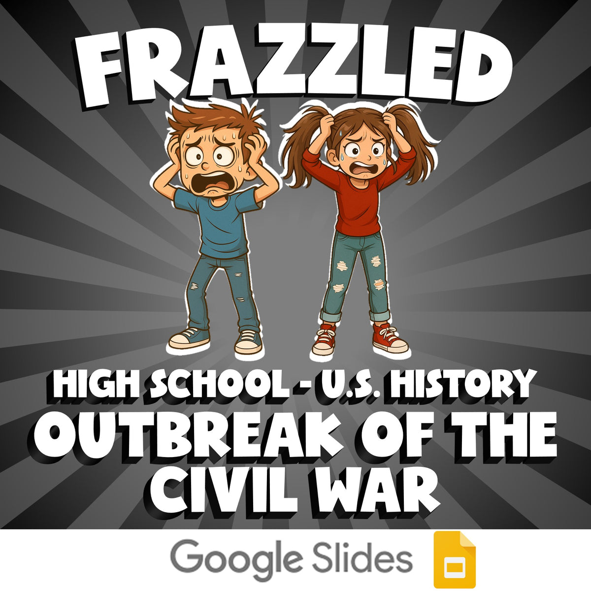 Outbreak of the Civil War FRAZZLED U.S. History Game - No Prep Review Activity