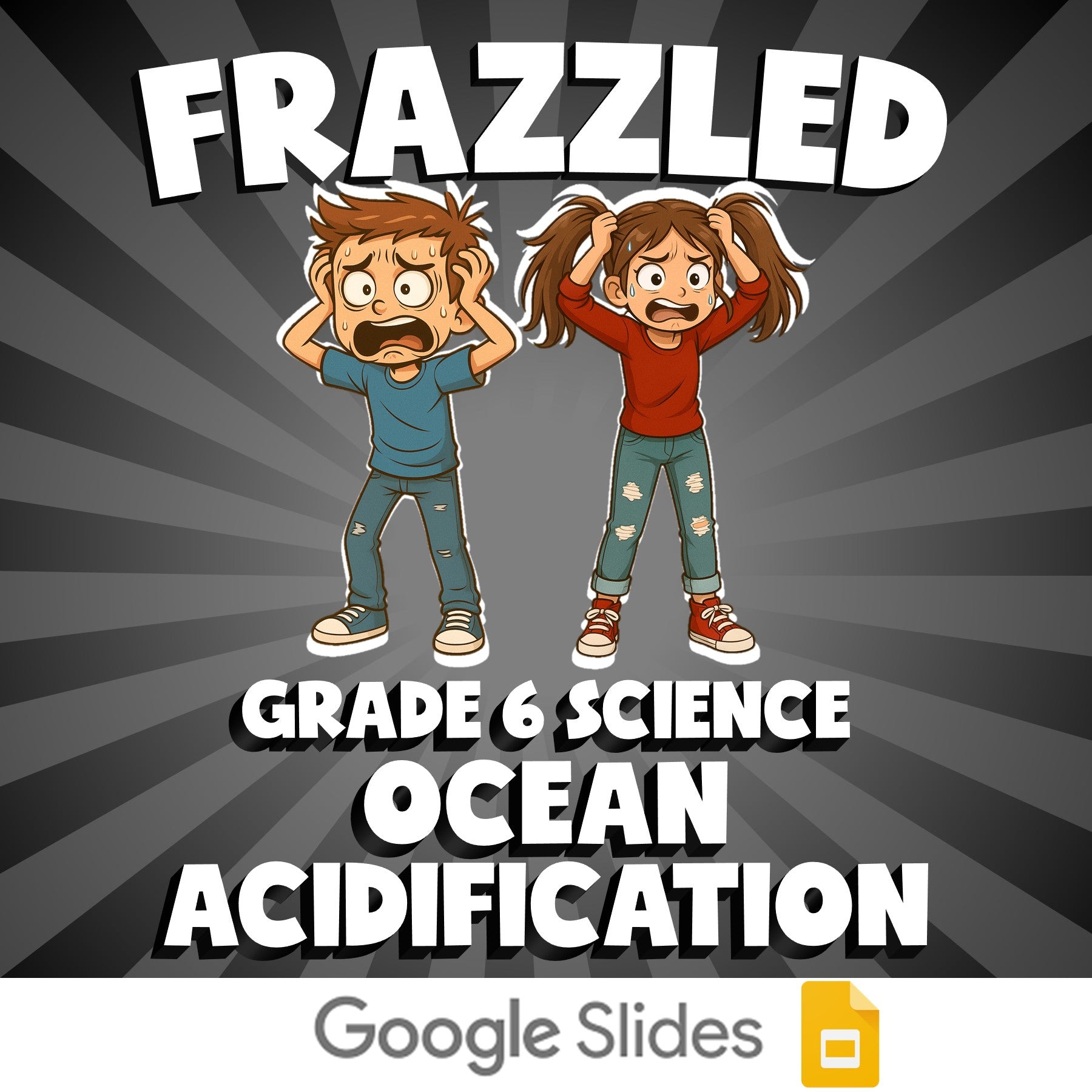 Ocean Acidification FRAZZLED Science Game - No Prep Grade 6 Review Activity