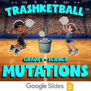 Mutations TRASHKETBALL Science Game - No Prep Grade 9 Review Activity