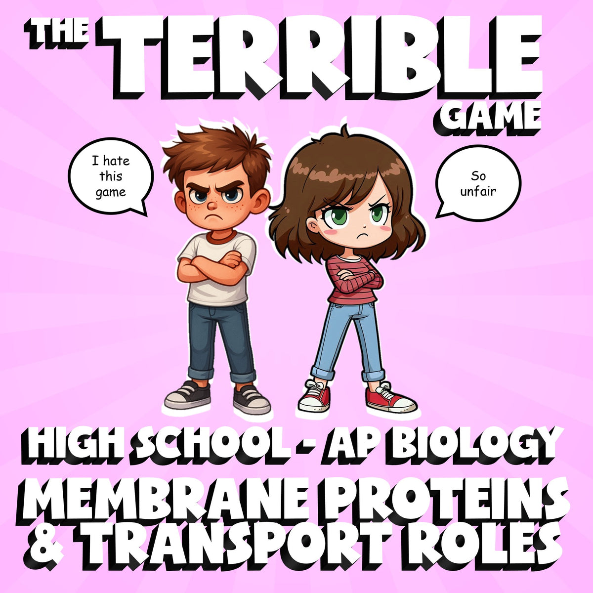 Membrane Proteins & Transport Roles THE TERRIBLE GAME - AP Biology Review