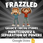 Montesquieu & Separation of Powers FRAZZLED Socials Game - No Prep Grade 8