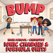 Ionic Charges & Formula Units BUMP Science Game - No Prep Chemistry Review