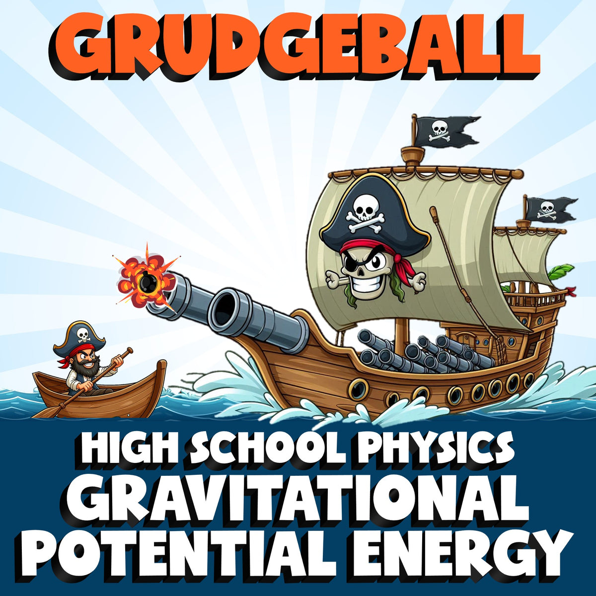 Gravitational Potential Energy GRUDGEBALL Science Game - No Prep Physics Review