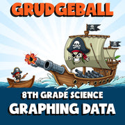 Graphing Data GRUDGEBALL Science Game - No Prep Grade 8 Review Activity