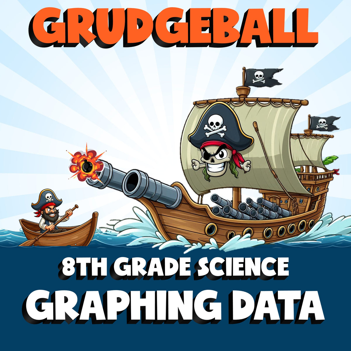 Graphing Data GRUDGEBALL Science Game - No Prep Grade 8 Review Activity